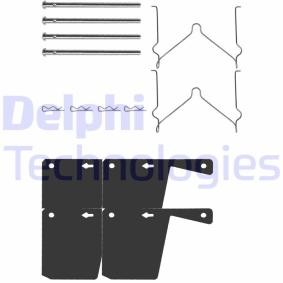 Zubehörsatz, Scheibenbremsbelag für FORD von DELPHI