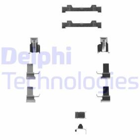 Zubehörsatz, Scheibenbremsbelag für DAIHATSU von DELPHI