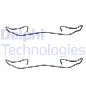 Zubehörsatz, Scheibenbremsbelag LX0167 von DELPHI günstig für 9,61 € online kaufen