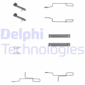 Achetez des Kit d'accessoires, plaquette de frein à disque DELPHI LX0168 à prix pour 9,65 €