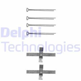 Compre Kit de acessórios, pastilhas de travão da DELPHI LX0181 a um preço baixo por 8,85 €