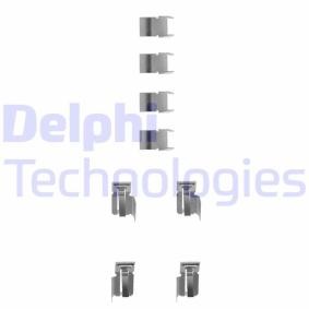 Zubehörsatz, Scheibenbremsbelag für DAIHATSU von DELPHI