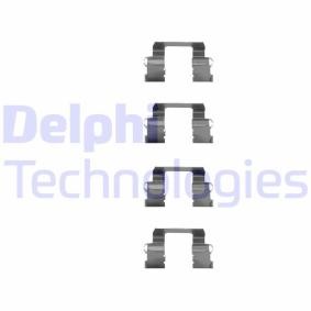 Køb Monteringssæt til bremseklodser af DELPHI LX0189 til den lave pris 65,74 DKK