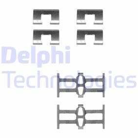Comprar Kit de accesorios, pastillas de frenos de DELPHI LX0208 a bajo precio de 13,89 €