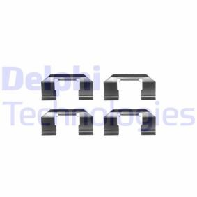 Comprar Kit de accesorios, pastillas de frenos de DELPHI LX0232 a bajo precio de 7,16 €