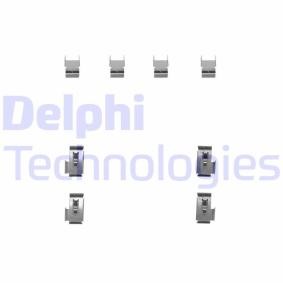 Comprar Kit de accesorios, pastillas de frenos de DELPHI LX0247 a bajo precio de 7,34 €