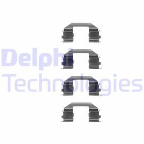 Achetez des Kit d'accessoires, plaquette de frein à disque DELPHI LX0255 à prix pour 10,98 €