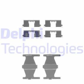 Comprar Kit de accesorios, pastillas de frenos de DELPHI LX0302 a bajo precio de 17,73 €