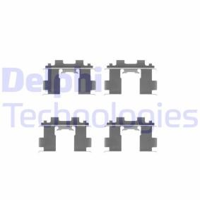 Comprar Kit de accesorios, pastillas de frenos de DELPHI LX0303 a bajo precio de 17,77 €