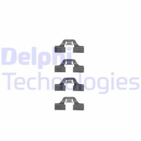 Zubehörsatz, Scheibenbremsbelag LX0307 von DELPHI günstig für 7,15 € online kaufen