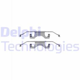 Köp Monteringssats, bromsbelägg av DELPHI LX0340 till det låga priset 145,20 kr