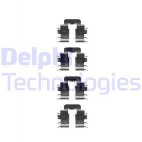 Comprar Kit de accesorios, pastillas de frenos de DELPHI LX0345 a bajo precio de 6,67 €