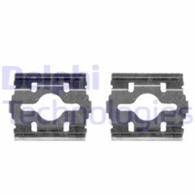 Compre Kit de acessórios, pastilhas de travão da DELPHI LX0409 a um preço baixo por 10,47 €