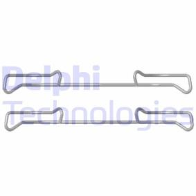 Zubehörsatz, Scheibenbremsbelag LX0436 von DELPHI günstig für 7,30 € online kaufen