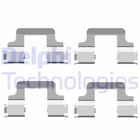 Comprar Kit de accesorios, pastillas de frenos de DELPHI LX0437 a bajo precio de 12,68 €