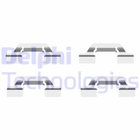 Zubehörsatz, Scheibenbremsbelag LX0438 von DELPHI günstig für 11,49 € online kaufen