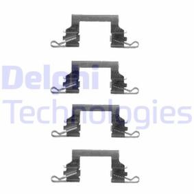 Compre Kit de acessórios, pastilhas de travão da DELPHI LX0445 a um preço baixo por 14,60 €