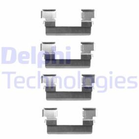 Compre Kit de acessórios, pastilhas de travão da DELPHI LX0466 a um preço baixo por 7,47 €