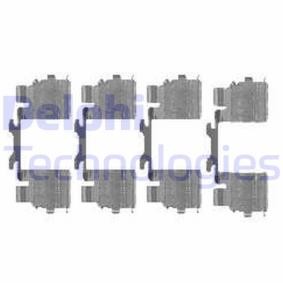 Compre Kit de acessórios, pastilhas de travão da DELPHI LX0476 a um preço baixo por 14,28 €