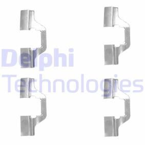 Zubehörsatz, Scheibenbremsbelag LX0492 von DELPHI günstig für 6,07 € online kaufen