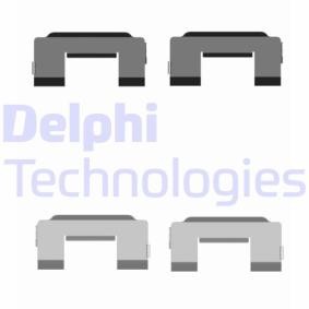 Kjøp Monteringssett, bremseklosser av DELPHI LX0517 til den lave prisen 191,28 NOK