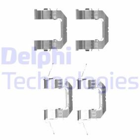 Compre Kit de acessórios, pastilhas de travão da DELPHI LX0529 a um preço baixo por 20,91 €