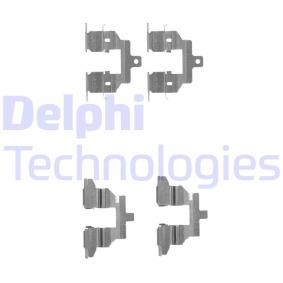 Comprar Kit de accesorios, pastillas de frenos de DELPHI LX0531 a bajo precio de 8,87 €