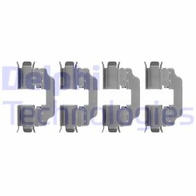Zubehörsatz, Scheibenbremsbelag LX0537 von DELPHI günstig für 12,67 € online kaufen