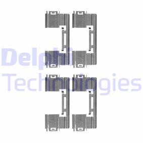 Kjøp Monteringssett, bremseklosser av DELPHI LX0551 til den lave prisen 332,66 NOK