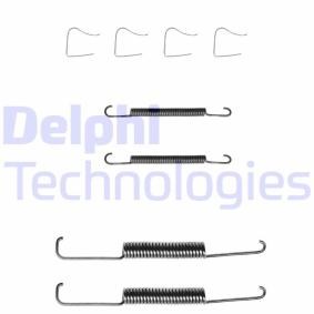 Compre Kit de acessórios, maxilas do travão da DELPHI LY1002 a um preço baixo por 5,34 €