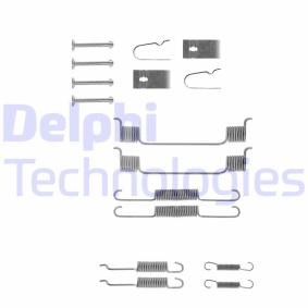 Compre Kit de acessórios, maxilas do travão da DELPHI LY1099 a um preço baixo por 16,12 €