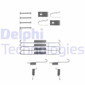 Compre Kit de acessórios, maxilas do travão da DELPHI LY1113 a um preço baixo por 14,25 €