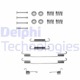 Compre Kit de acessórios, maxilas do travão da DELPHI LY1122 a um preço baixo por 9,87 €