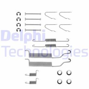 Compre Kit de acessórios, maxilas do travão da DELPHI LY1159 a um preço baixo por 17,21 €