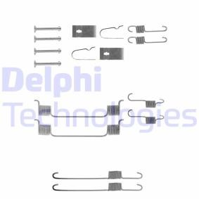 Compre Kit de acessórios, maxilas do travão da DELPHI LY1192 a um preço baixo por 32,57 €