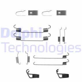 Compre Kit de acessórios, maxilas do travão da DELPHI LY1295 a um preço baixo por 13,27 €