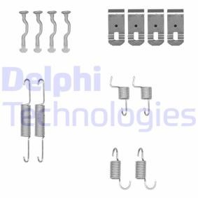 Compre Kit de acessórios, maxilas de travão de estacionamento da DELPHI LY1351 a um preço baixo por 13,32 €