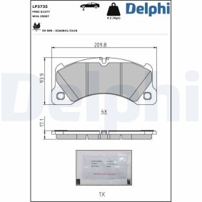 Staubschutzsatz, Stoßdämpfer für CITROËN von DELPHI