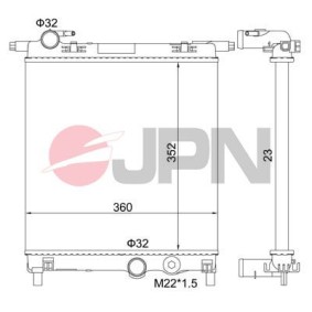 Achetez des Radiateur du moteur JPN 60C9067-JPN à prix pour 61,15 €