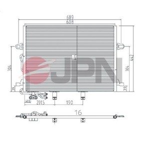 Klimakondensator 60C9102-JPN