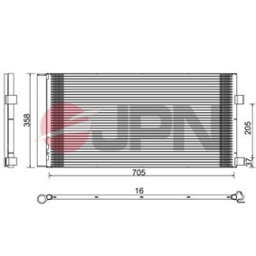 Köp Kondensor, klimatanläggning av JPN 60C9126-JPN till det låga priset 824,09 kr