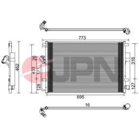 Klimakondensator 60C9145-JPN
