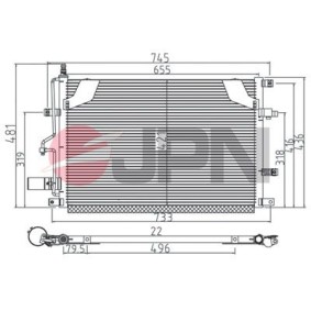 Osta Lauhdutin, ilmastointilaite JPN:llä 60C9146-JPN edullisesti hintaan 115,57 €