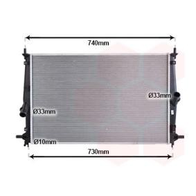 Achetez des Radiateur du moteur VAN WEZEL 27012714 à prix pour 187,23 €