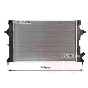 Achetez des Radiateur du moteur VAN WEZEL 82002595 à prix pour 154,25 €