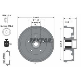 Comprar Tambor de freno de TEXTAR 94047500 a bajo precio de 104,56 €