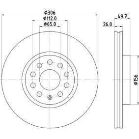 Bremsscheibe von MINTEX