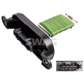 Gebläsewiderstand von SWAG für California T5 Bus (7EC, 7EF, 7EG, 7HF) günstig online kaufen