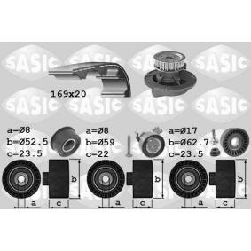 Achetez des Kit de distribution + pompe à eau SASIC 3906099 à prix pour 164,24 €
