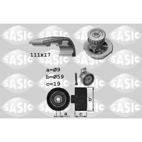 Comprar Bomba de agua + kit de correa de distribución de SASIC 3906100 a bajo precio de 87,20 €